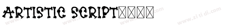 Artistic Script字体转换